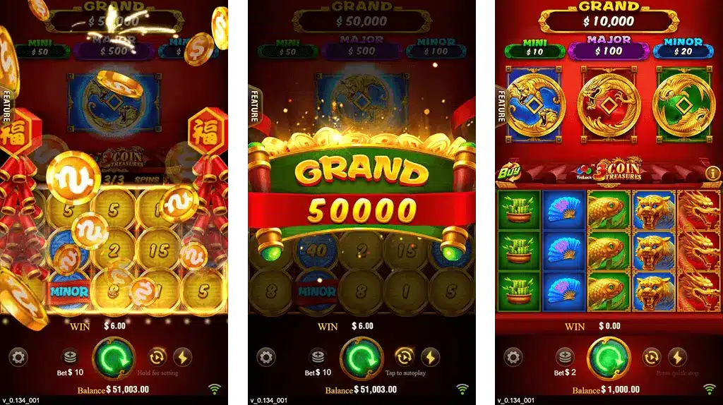 3 Coins Comecombetting Bonus